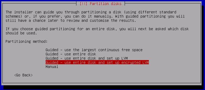 Debian 8 Partitioning Debian 8 Partitioning
